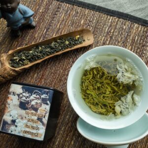 100 year old sichuan tea house experience spring jasmine green tea by bitter leaf teas review by the_tea_sensei